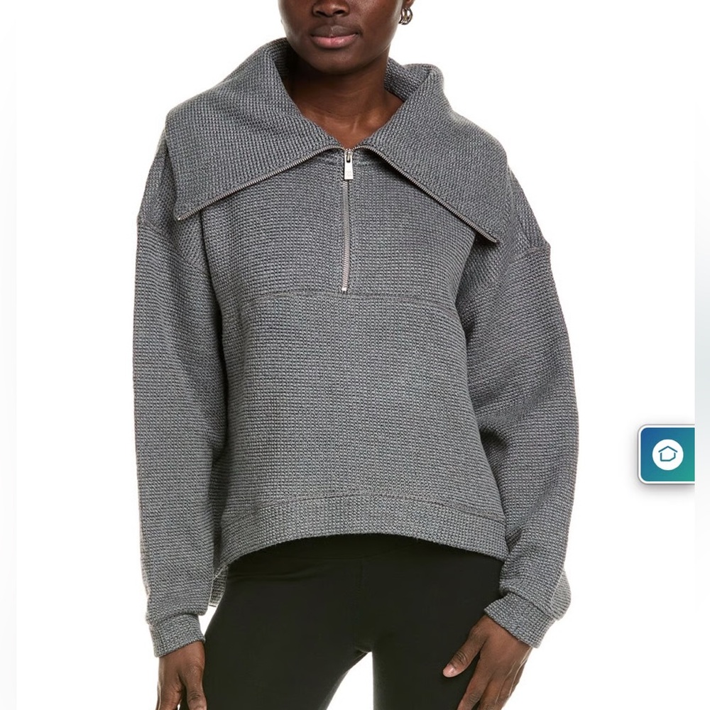 Sweaty Betty Restful Boucle 1/2 Zip Sweatshirt